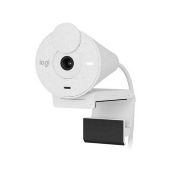 Камера Web Logitech HD Webcam Brio 300 белый 2Mpix (1920x1080) USB Type-C с микрофоном (960-001442)