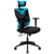 Кресло игровое Aerocool Guardian черный/голубой сиденье черный эко.кожа/сетка крестов. нейлон