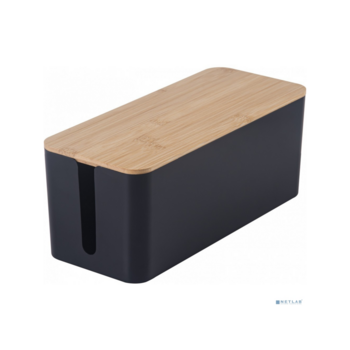 Органайзер Cactus CS-BOX-BL черный/бамбук