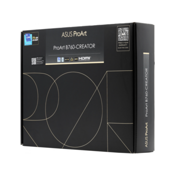 Материнская плата Asus PROART B760-CREATOR Soc-1700 Intel B760 4xDDR5 ATX AC`97 8ch(7.1) 1 x 2.5Gigabit + Gigabit Ethernet RAID+HDMI+DP