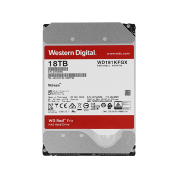 Жесткий диск WD SATA-III 18Tb WD181KFGX NAS Red Pro (7200rpm) 512Mb 3.5"