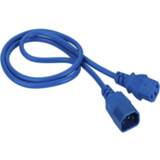 Шнур питания Lanmaster LAN-PP13/14-0.5-BL C13-С14 проводник.:3x0.75мм2 0.5м 220В 10А синий