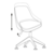 Кресло Бюрократ CH-340GLZ бежевый 38-402 крестов.4-луч. пластик пластик серый