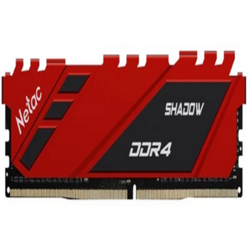 Оперативная память Netac Shadow 16GB DDR4-2666 (PC4-21300) C19 19-19-19-43 1.2V Memory module (DIMM) Red