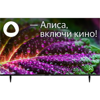 Телевизор LED BBK 55" 55LEX-8202/UTS2C (B) Яндекс.ТВ черный 4K Ultra HD 60Hz DVB-T2 DVB-C DVB-S2 USB WiFi Smart TV