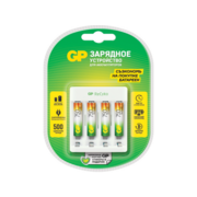 Зарядное устройство GP Rechargeable Е411/75AAAHCCS-2CR1 AA/AAA NiMH 750mAh (4шт) блистер