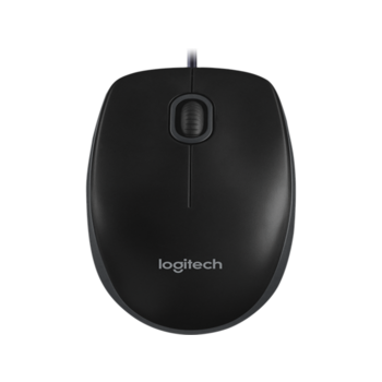 Мышь Мышь/ Logitech Optical Mouse B100 Black USB