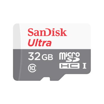 Карта памяти SanDisk Ultra Android microSDHC + SD Adapter 32GB 80MB/s Class 10