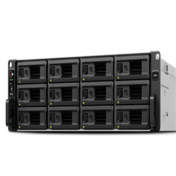 Системы хранения данных Synology(Rack 2U)12C 2,1 GhzCPU/16Gb(128)/RAID0,1,10,5,6/up to 12 HP SATA,SAS(3,5' 2,5') up to 96 (RX1222sas x 7)/2xUSB/4GE+2x10GE(RJ-45)/2Expslot/iSCSI/2xIPcam(up to128)/2xPSU/no rail/1YW