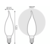 Лампа светодиодная Gauss Filament 104201209-D 9Вт цок.:E14 свеча 220B 4100K св.свеч.бел.нейт. (упак.:10шт)