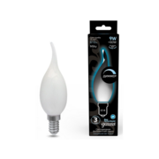 Лампа светодиодная Gauss Filament 104201209-D 9Вт цок.:E14 свеча 220B 4100K св.свеч.бел.нейт. (упак.:10шт)