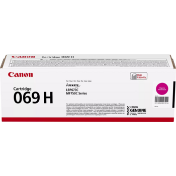 Картридж лазерный Canon 069HM 5096C002/004 пурпурный (5500стр.) для Canon MF752Cdw/754Cdw, LBP673Cdw