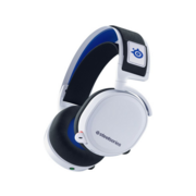 Наушники с микрофоном Steelseries Arctis 7P+ белый/черный мониторные Radio оголовье (61471)