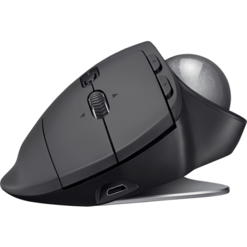 Трекбол Logitech Trackball MX Ergo графитовый оптическая 2048dpi беспров. BT/Radio USB 8but (910-005182)