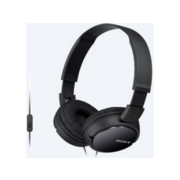 Гарнитура накладные Sony MDR-ZX110AP 1.2м черный проводные оголовье (MDR-ZX110AP/B)