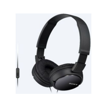 Гарнитура накладные Sony MDR-ZX110AP 1.2м черный проводные оголовье (MDR-ZX110AP/B)