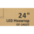 Монитор Pinebro 23.8" GF-2403T черный IPS LED 5ms 16:9 HDMI матовая 250cd 178гр/178гр 1920x1080 165Hz DP FHD USB 2.45кг