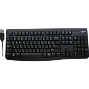 Клавиатура Logitech K120 черный USB (920-002583)