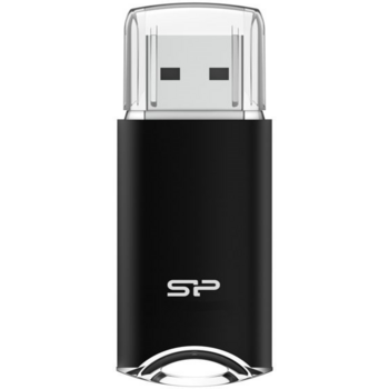 Флеш Диск Silicon Power 16GB Helios SP016GBUF2H02V1K USB2.0 черный