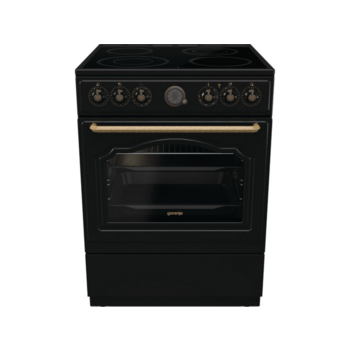 Плита GORENJE Плита GORENJE/ Электрическая плита,варочная поверхность стеклокерамика,объем духовки 71 л ,дверца 2 стекла+термослой,глубокий и мелкий противень,эмаль SilverMatte,MultiAir,ExtraSteam,11 режимов,очистка паром AquaClean Класс энергопотребления