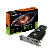 Видеокарта Видеокарта/ VGA GIGABYTE NVIDIA GeForce RTX 4060 OC Low Profile 8G 8GB, GDDR6/128-bit, PCIe 4.0, 2xHDMI 2.1, 2xDP, 2-slot