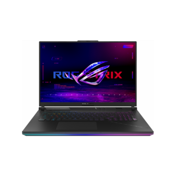 Ноутбук Ноутбук/ ASUS ROG Strix SCAR 18 G834JY-N6087 18"(2560x1600 (матовый, 240Hz, 3ms) IPS)/Intel Core i9 13980HX(2.2Ghz)/32768Mb/2TbPCISSDGb/noDVD/Ext:nVidia GeForce RTX4090(16384Mb)/Cam/BT/WiFi/90WHr/war 1y/3.1kg/Black/DOS