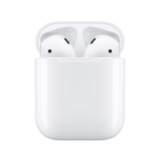 Гарнитура вкладыши Apple AirPods 2 A2032/A2031/A1602 белый беспроводные bluetooth в ушной раковине (MV7N2HN/A)