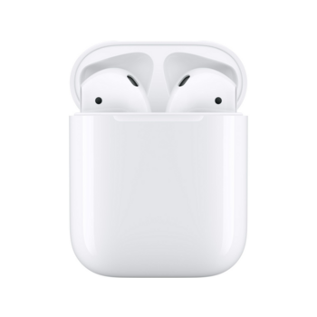 Гарнитура вкладыши Apple AirPods 2 A2032/A2031/A1602 белый беспроводные bluetooth в ушной раковине (MV7N2HN/A)