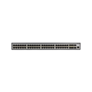 Коммутатор Managed L2 Switch 48x1000Base-T PoE, 6x10GBase-X SFP+, PoE Budget 500W, RJ45 Console, 19" w/brackets