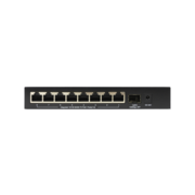 Коммутатор ORIGO Неуправляемый PoE-коммутатор, 8x100Base-TX PoE, 1x1000Base-X SFP, PoE-бюджет 80 Вт, корпус металл