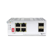 Коммутатор Коммутатор/ Unmanaged Industrial Switch 4x1000Base-T PoE, 2x1000Base-X SFP, PoE Budget 120W, Surge 4KV, -40 to 75°C