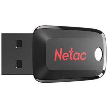 Флеш Диск Netac 4GB U197 NT03U197N-004G-20BK USB2.0 черный/красный