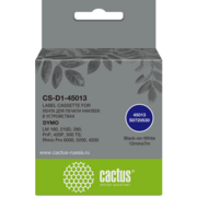 Картридж ленточный Cactus CS-D1-45013 45013 для Dymo LM 160, 210D, 280, PnP, 420P, 500 TS; Rhino Pro 6000, 5200, 4200