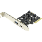 Плата расширения Плата расширения/ Controller Hiper PCE-E - 1 x USB 3.0, 1 x TypeC, ASM3142 Chipset