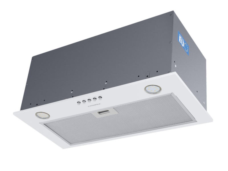 Вытяжка Вытяжка/ Кухонная вытяжка MAUNFELD Crosby Power 50 белый, полновстраиваемая, 1050 м3/ч, 3 скорости, механическое управление, уровень шума 51.8 дБ, цвет белый