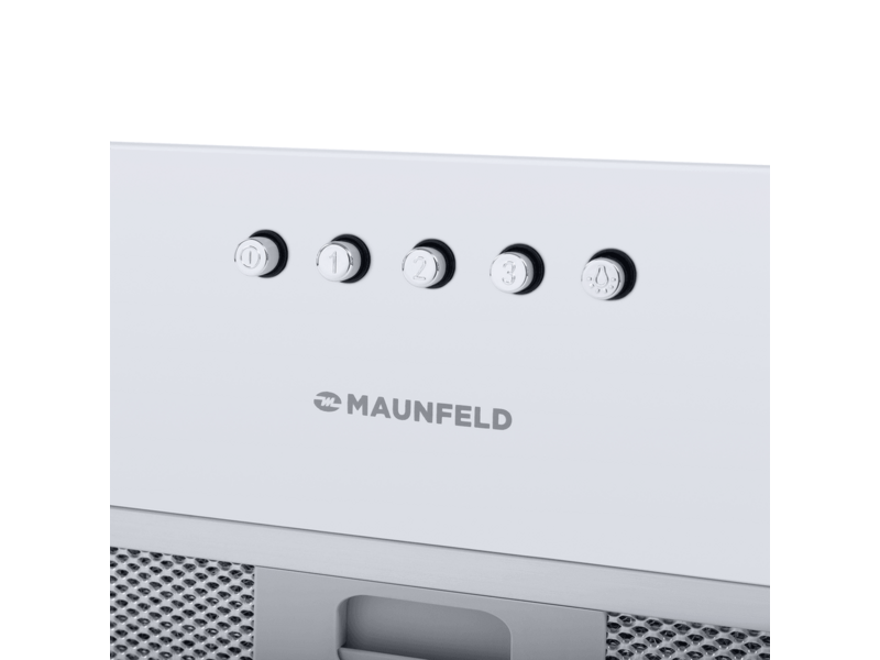 Вытяжка Вытяжка/ Кухонная вытяжка MAUNFELD Crosby Power 50 белый, полновстраиваемая, 1050 м3/ч, 3 скорости, механическое управление, уровень шума 51.8 дБ, цвет белый