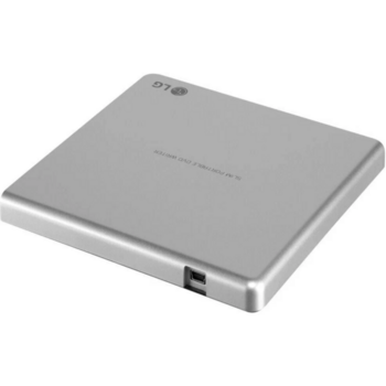 Оптический привод Оптический привод/ LG DVD-RW ext. Silver Slim Ret USB2.0 (совместим с 3.0)