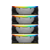 Память DDR4 4x16GB 3600MHz Kingston KF436C16RB12AK4/64 Fury Renegade RGB RTL Gaming PC4-28800 CL16 DIMM 288-pin 1.35В kit dual rank с радиатором Ret