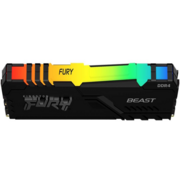 Память DDR4 32GB 3200MHz Kingston KF432C16BB2A/32 Fury Beast RGB RTL Gaming PC4-25600 CL16 DIMM 288-pin 1.35В dual rank с радиатором Ret