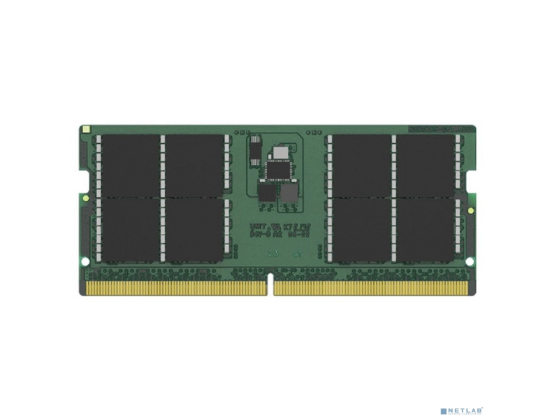 Память DDR5 32GB 5600MHz Kingston KVR56S46BD8-32 VALUERAM RTL PC5-44800 CL46 SO-DIMM 262-pin 1.1В single rank Ret