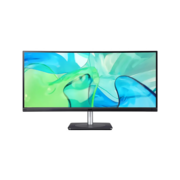 Монитор Монитор/ ACER CB343CURbemiiphuzx 34'', ZeroFrame, Curved 3800R Black, 21:9, IPS, 3440x1440, 4ms, 300cd, 60Hz, 2xHDMI(2.0) + 1xDP(1.2) + 1xType-C(90W) + Audio out + USB3.2x2(Gen2)+USB 3.2x1(Gen1)+USB-B (2up 3down), Speakers 7Wx2, sync FreeSync, HDR