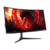 Монитор 34'' ACER Nitro XZ342CUV3bmiiphx,ZeroFrame,Curved 1500R Black,21:9,VA,3440x1440,1ms,400cd,180Hz,2xHDMI(2.0)+1xDP(1.4)+SPK+Audio out,Speakers 2Wx2,sync: FreeSync Premium,hdr: HDR 400,H.Adj.100