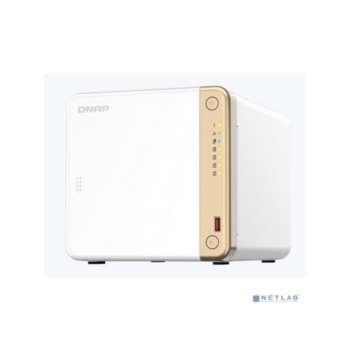 Сетевое хранилище без дисков Сетевое хранилище без дисков/ channel QNAP TS-462-4G NAS 4 HDD trays, 2 x M.2 NVMe PCIe Gen 3 x1, 2-core Intel Celeron N4505 2.9 GHz, 4 GB RAM (4GB max), 1x2.5 Gigabit Ethernet , Slot PCIe Gen 3 x2, 2 USB 3.2 Gen 2 (10Gbps) P