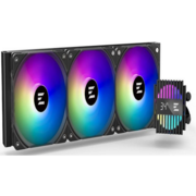 Система водяного охлаждения Zalman Alpha2 A36 ARGB Soc-AM5/AM4/1151/1200/2066/2011/1700 черный 4-pin 29.7dB Al LCD 350W Ret (ALPHA2 A36 BLACK)