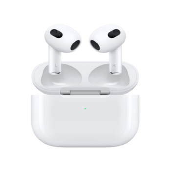 Гарнитура вкладыши Apple AirPods 3 A2565,A2564,A2897 белый беспроводные bluetooth (MPNY3ZP/A)