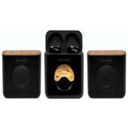Комплект (наушники беспроводные LINX и колонки LINX-BT-SPK ) Meters LINX Stereo Speaker System,черные