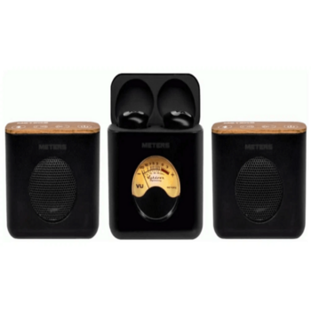 Комплект (наушники беспроводные LINX и колонки LINX-BT-SPK ) Meters LINX Stereo Speaker System,черные