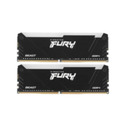 Память DDR4 2x32GB 3600MHz Kingston KF436C18BB2AK2/64 Fury Beast Black RGB RTL Gaming PC4-28800 CL18 DIMM 288-pin 1.35В dual rank с радиатором Ret