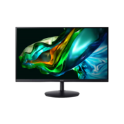 Монитор Монитор/ ACER SH242YEbmihux 23,8'', ZeroFrame, UltraThin Black, 16:9, IPS, 1920x1080, 1 / 4ms, 250cd, 100Hz, 1xHDMI(1.4) + 1xType-C(65W) + Audio out, Speakers 1Wx2, sync HDMI VRR, Type-C FreeSync, H.Adj. 80