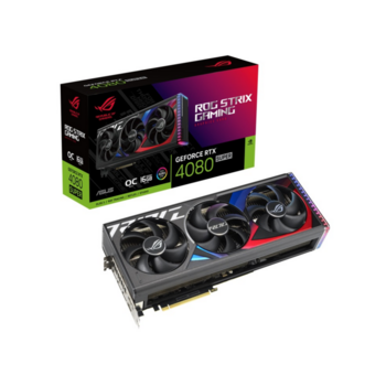 Видеокарта Видеокарта/ VGA ASUS NVIDIA GeForce ROG-STRIX-RTX4080S-O16G-GAMING 16GB, GDDR6X/256-bit, 2xHDMI 2.1a, 3xDP, 3.5-slot 90YV0KB0-M0NA00